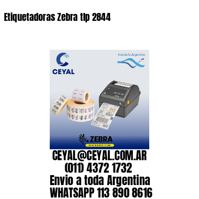 Etiquetadoras Zebra tlp 2844