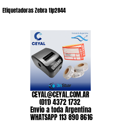 Etiquetadoras Zebra tlp2844