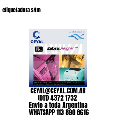 etiquetadora s4m