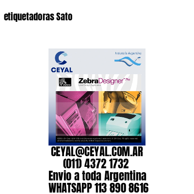 etiquetadoras Sato