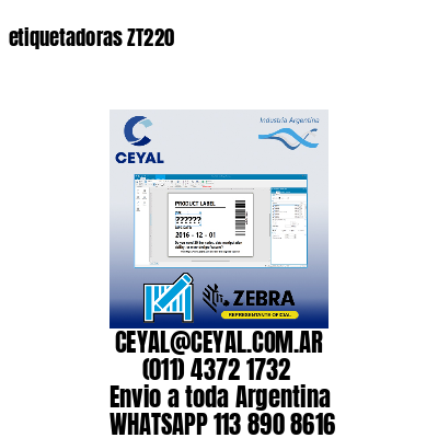etiquetadoras ZT220