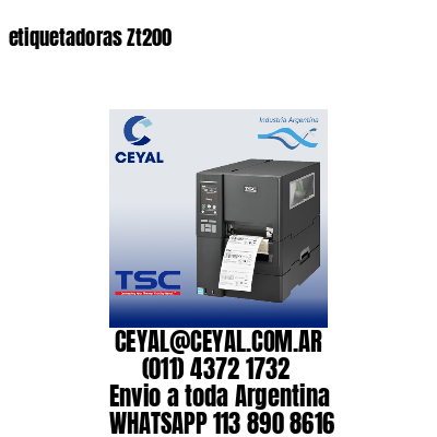 etiquetadoras Zt200