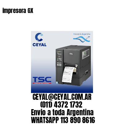 impresora GX
