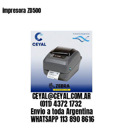 impresora ZD500
