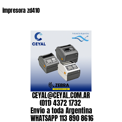 impresora zd410