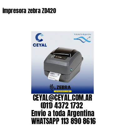 impresora zebra ZD420