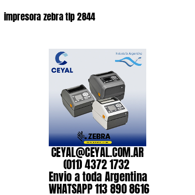 impresora zebra tlp 2844