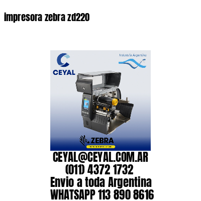 impresora zebra zd220