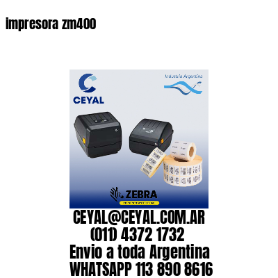 impresora zm400