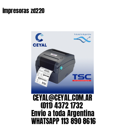 impresoras zd220