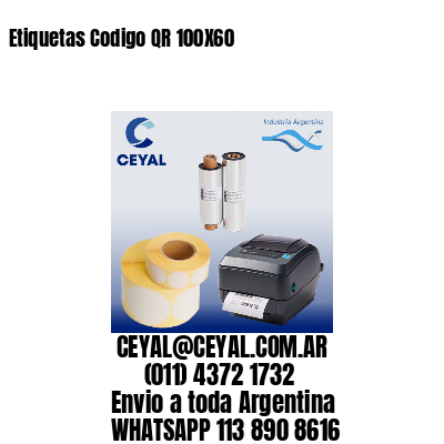 Etiquetas Codigo QR 100X60