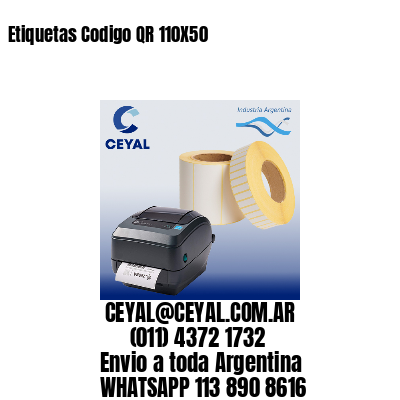 Etiquetas Codigo QR 110X50