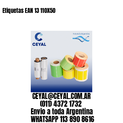 Etiquetas EAN 13 110X50