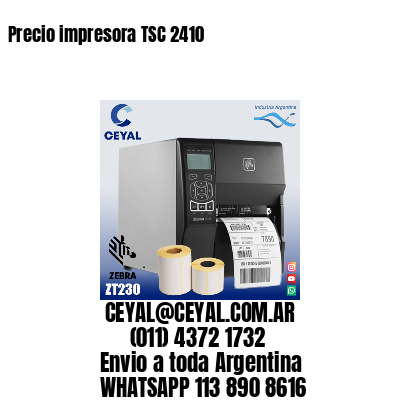 Precio impresora TSC 2410