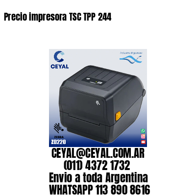 Precio impresora TSC TPP 244