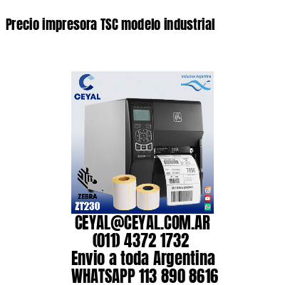 Precio impresora TSC modelo industrial