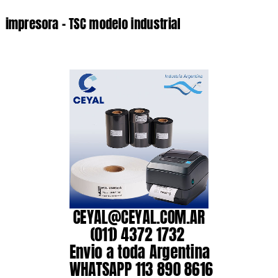 impresora – TSC modelo industrial