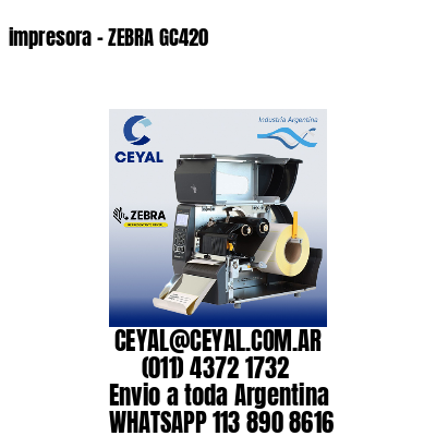 impresora – ZEBRA GC420