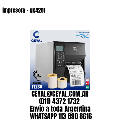 impresora – gk420t