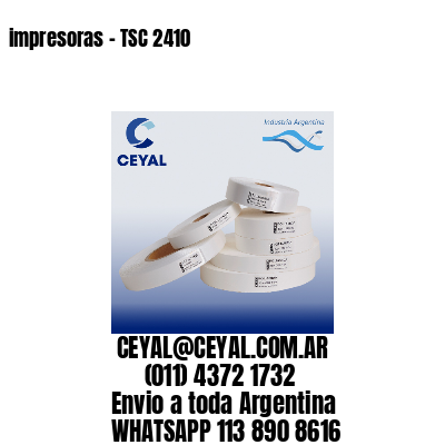 impresoras – TSC 2410