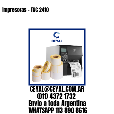 impresoras – TSC 2410