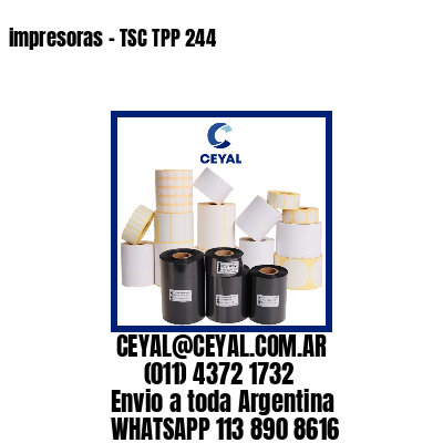 impresoras – TSC TPP 244