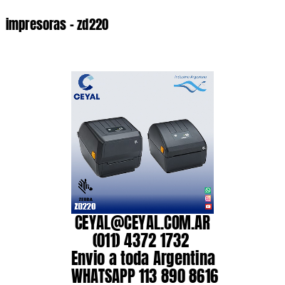impresoras – zd220