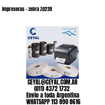 impresoras – zebra Zd220