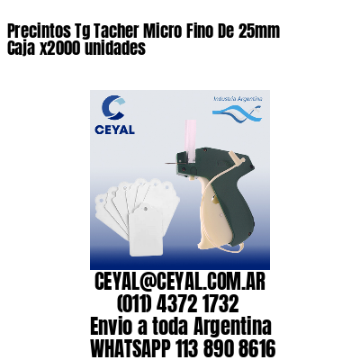 Precintos Tg Tacher Micro Fino De 25mm Caja x2000 unidades