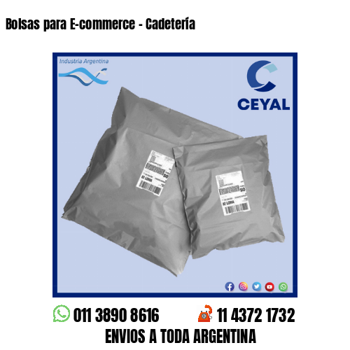 Bolsas para E-commerce – Cadetería