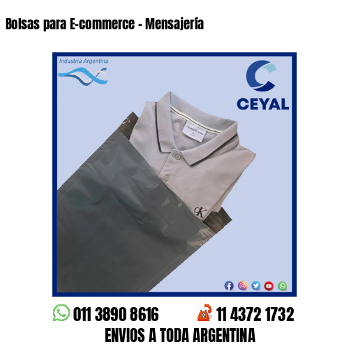 Bolsas para E-commerce – Mensajería
