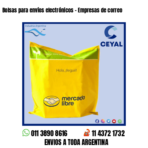 Bolsas para envíos electrónicos – Empresas de correo