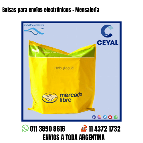 Bolsas para envíos electrónicos – Mensajería