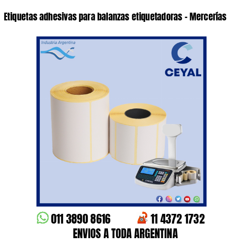 Etiquetas adhesivas para balanzas etiquetadoras – Mercerías