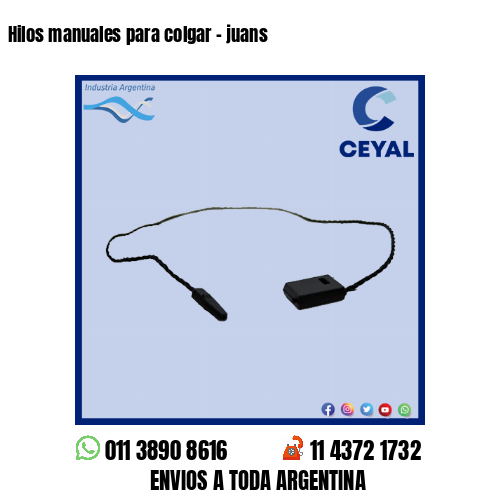 Hilos manuales para colgar – juans