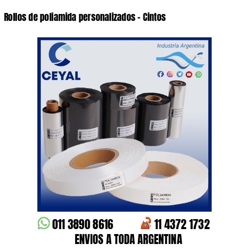 Rollos de poliamida personalizados – Cintos