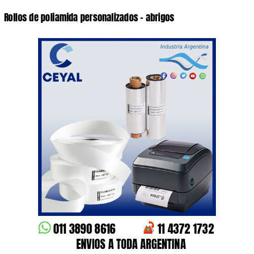 Rollos de poliamida personalizados – abrigos