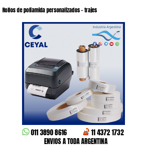 Rollos de poliamida personalizados – trajes