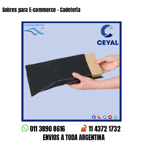Sobres para E-commerce – Cadetería