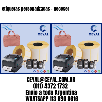 etiquetas personalizadas – Neceser