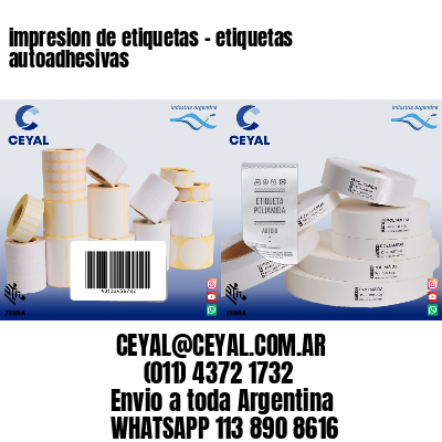impresion de etiquetas – etiquetas autoadhesivas