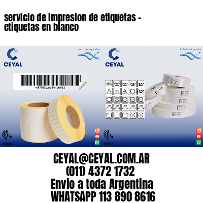 servicio de impresion de etiquetas – etiquetas en blanco