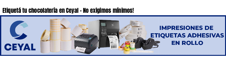 Etiquetá tu chocolatería en Ceyal - No exigimos mínimos!