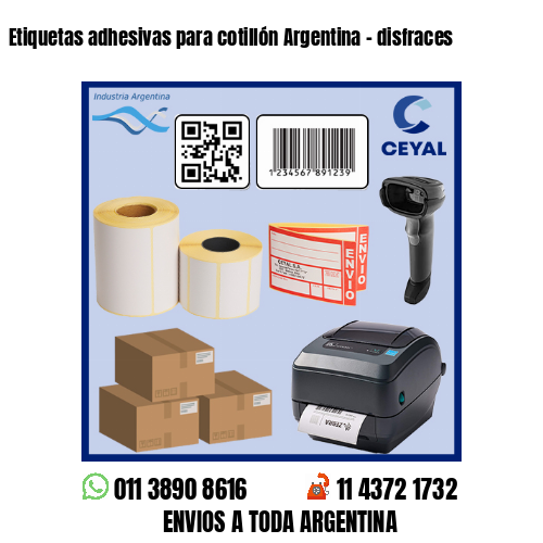 Etiquetas adhesivas para cotillón Argentina – disfraces
