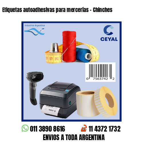 Etiquetas autoadhesivas para mercerías – Chinches