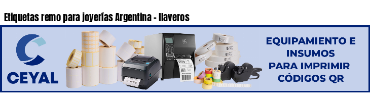 Etiquetas remo para joyerías Argentina - llaveros