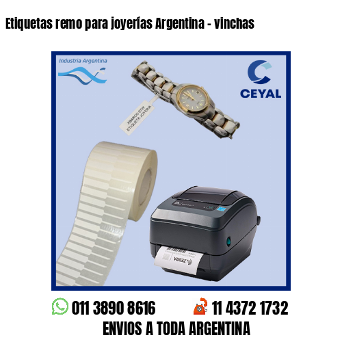 Etiquetas remo para joyerías Argentina – vinchas
