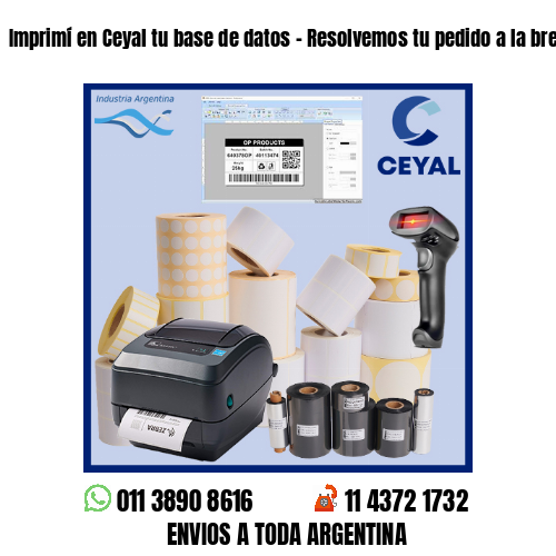 Imprimí en Ceyal tu base de datos – Resolvemos tu pedido a la brevedad!