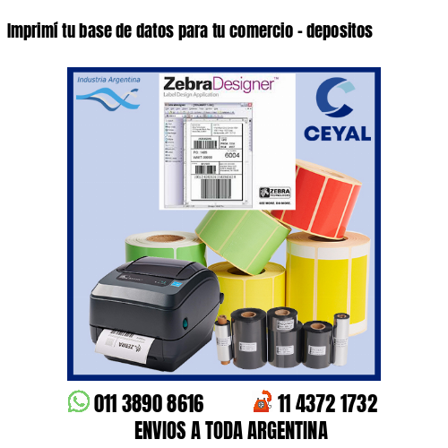 Imprimí tu base de datos para tu comercio – depositos
