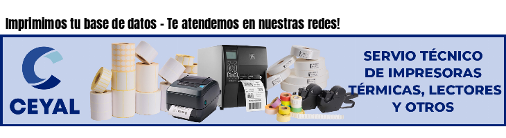 Imprimimos tu base de datos - Te atendemos en nuestras redes!